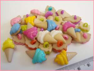 Пуговки Мороженое (10 шт.)