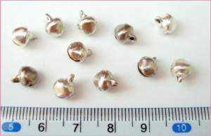Бубенчики 2Л серебро 6 мм (10 шт.)